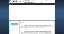 Desktop Screenshot of calexium.com
